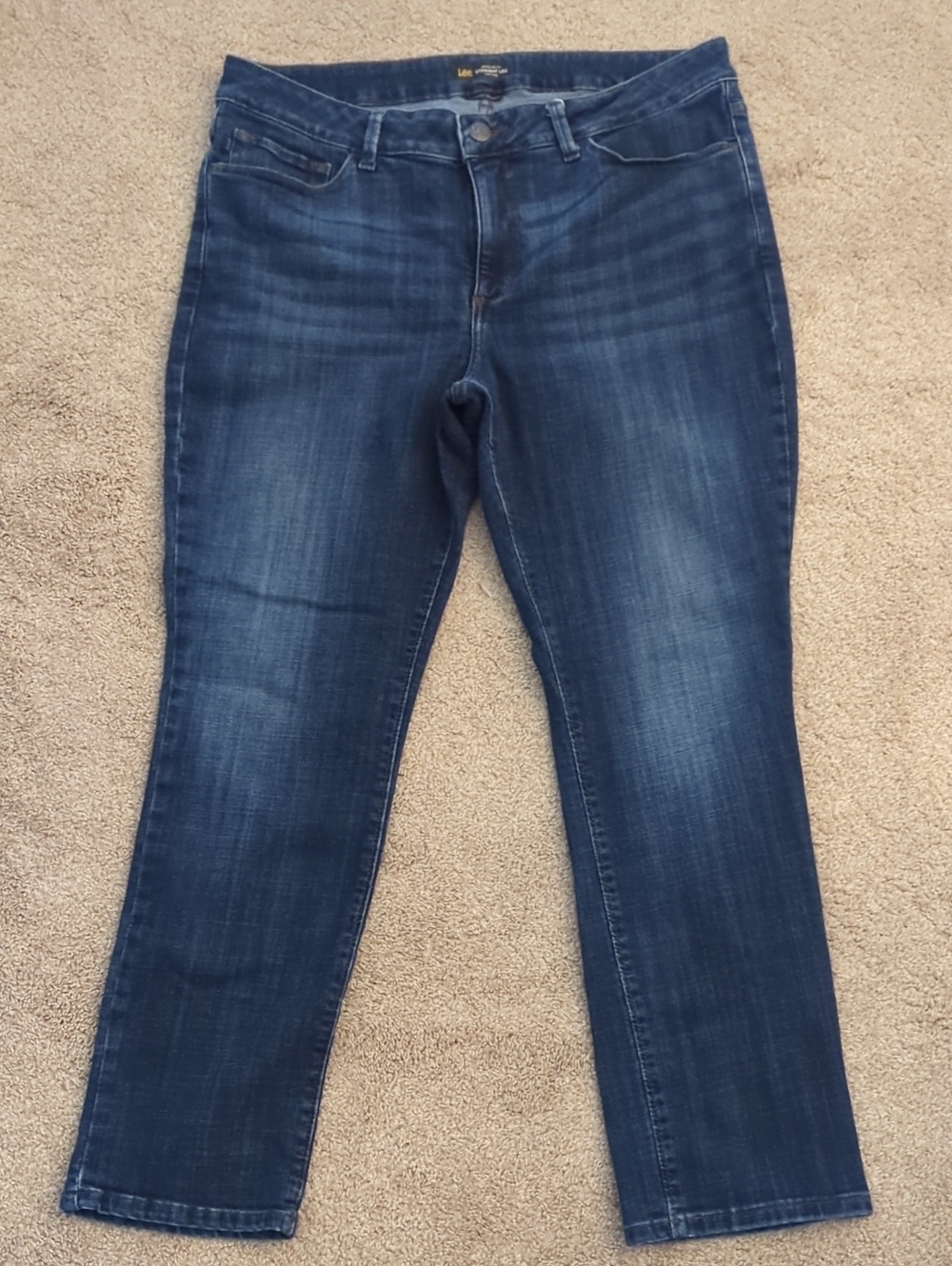 Lee Women's Indigo Straight-Leg Jeans